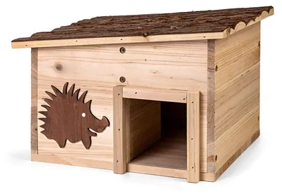 Produktbild von CULT at home Igelhaus Bausatz zum selber bauen - Igelhotel - Igelbau 34x28x22 cm