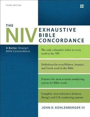 Obrázek produktu pro The NIV Exhaustive Bible Concordance, Third Edition