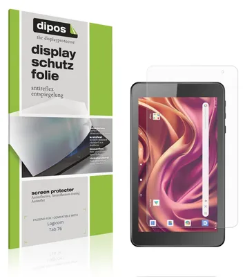Image de 2x Film de protection d'écran pour Logicom Tab 76 protecteur antireflet dipos