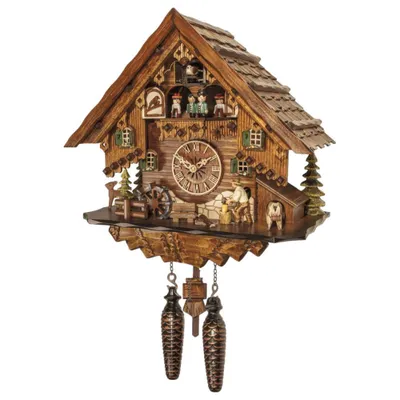 Obrázok produktu pre Engstler - 4681 QMT - Kukučkové hodiny - Quartz - Orech