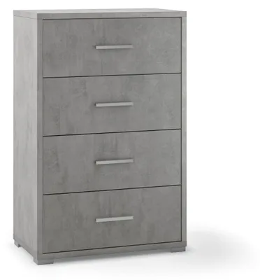 Immagine prodotto di Cassettiera con 4 Cassetti 71x110x41 cm Cemento