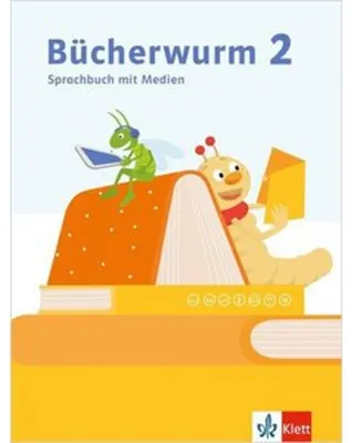 Obrázek produktu pro Bücherwurm 2. Sprachbuch mit Medien Klasse 2