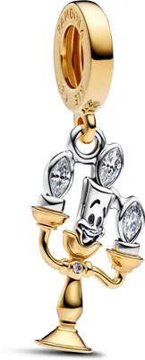 Produktbild von Pandora Disney Die Schöne und das Biest Lumiere Charm-Anhänger 763985C01 Charm Anhänger