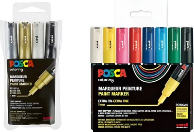 Produktbild von POSCA Marker UNI PC-1MC 16er Set