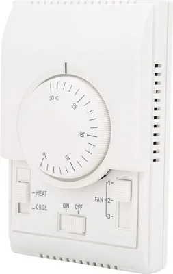Produktbild von Mechanischer Temperaturregler Aufputz-Klimagerät-Thermostat 10-30℃ AC220V