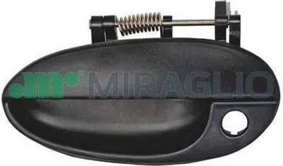 Produktbild von MIRAGLIO 80.820.03 Türgriff Vorne Links für DAEWOO Matiz Schrägheck (M100, M150) Schwarz