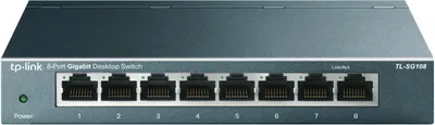 Obrázok produktu pre TP-Link TL-SG108, Nespravované, L2, Gigabit Ethernet (10/100/1000), Plne duplexný režim, Montovateľné na stenu