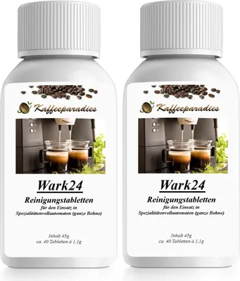 Produktbild von Wark24 Reinigungstabletten 40 Tabletten für Kaffeevollautomaten (2er Pack)