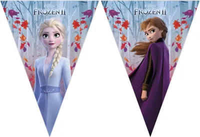 Obrázek produktu pro Párty girlanda vlajky Ledové království 2 - Frozen 2 - 230 cm