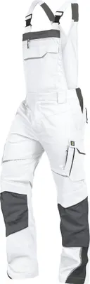 Produktbild von Leibwächter Latzhose Flex-Line FLEXL Gr. 30 weiß/grau