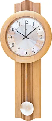 Produktbild von SELVA SELVA Funk-Pendelwanduhr Buche Dornbirn