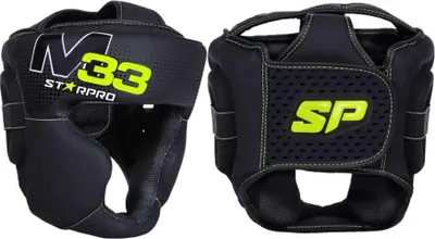 Immagine prodotto di Starpro M33 protezione testa boxe L -  opaca protezione testa e guance per sparring boxe Muay Thai kickboxing allenamento combattimento - per uomini e donne - nero verde