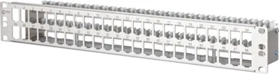 Produktbild von BTR NETCOM Patchfeld modul 48Port 1,5HE Edstahl leer TN MPP48-Edst-leer