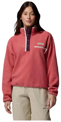 Zdjęcie produktu dla Bluza Columbia Forro polar Columbia Helvetia II Cropped Half Snap rosa rojo mujer dla Uni