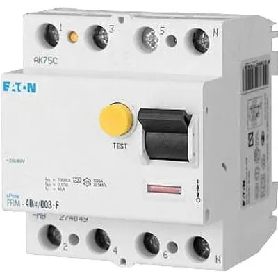 Immagine prodotto di PFIM-63/4/003-G/F FI- 187358Interruttore 63A 4p 30mA tipo G/F 187358 (187358)