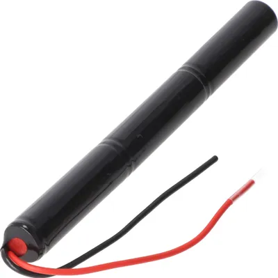 Produktbild von Notleuchtenakku NiMH 3,6V 1500mAh L1x3 Mignon AA mit 100mm Kabel