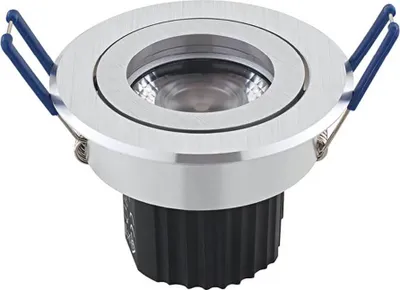 Produktbild von SIGOR 9W Argent Downlight 550lm 2800-2000K 36° dimmbar LED-Modul Alu gebürstet