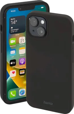 Image de Hama Cover FinestFeel iPhone 14 sw (schwarz)