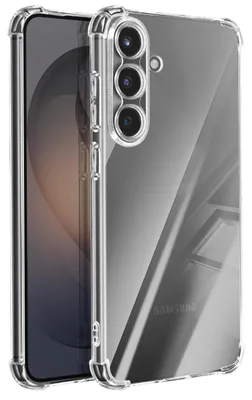 Zdjęcie produktu dla Avizar, miękki silikonowy pokrowiec Galaxy S26 ze wzmocnionymi rogami, przezroczysty