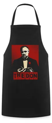 Produktbild von Spreadshirt Der Pate The Godfather The Don Kochschürze, One size, Schwarz