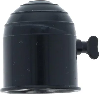Produktbild von Famanu Anhängerkupplungsabdeckung mit Schloss - schwarz, abschließbare Schutzkappe 50 mm