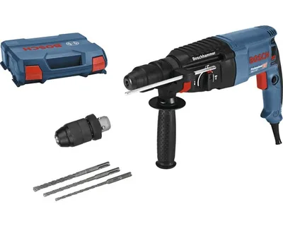 Zdjęcie produktu dla Bosch GBH 2-26 F, SDS Plus, Czarny, Niebieski, Przeładowanie, 6,8 cm, 900 RPM, 2,7 J