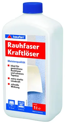 Produktbild von Baufan Rauhfaser-Kraftlöser 1l I Ideal für überstrichene Rauhfaser & schwere Tap