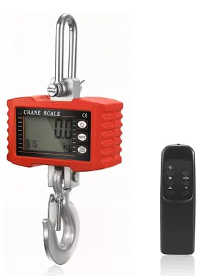 Digitale Hängewaage 1000 kg, Kranwaage, robust, tragbar, 1 t