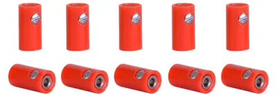 Produktbild von Viessmann 6880 - Muffen rot, 10 Stück  - Neu