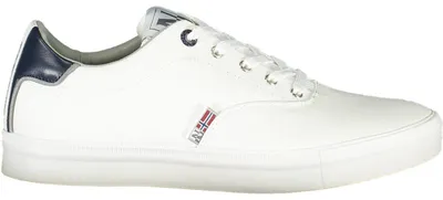 Produktbild von Weiße Sportschuhe für Herren mit Kontrastdetails und Logo, Größe: 40 Farbe: Bianco