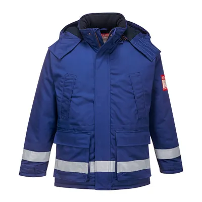 Productafbeelding van Portwest FR59 Vlamvertragende, antistatische winterjas, koningsblauw, maat M