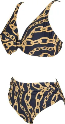 Immagine prodotto di Costume bikini due pezzi donna senza ferretto triangolo imbottito RAGNO articolo 70458B, Fra 105C - Eur 90C - Ita 6C - Uk 40C - Usa 40C, Poliestere 86%,Spandex 14%