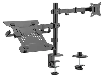 Immagine prodotto di Supporto da tavolo per notebook e monitor/TV fino a 32 pollici - Nero