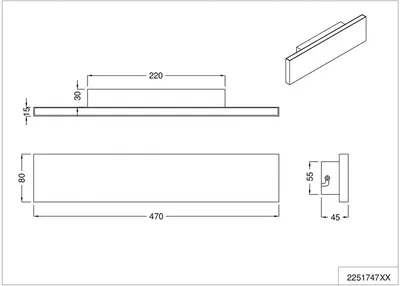 Obrázek produktu pro TRIO LED-Wall.CONCHA 2x9W 3000K 2x900lm Bílá matná