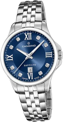 Produktbild von Candino Edelstahl Damen Uhr Analog Elegant Armbanduhr silber Elegance D2UC4766/4