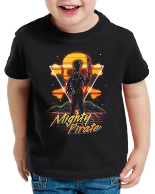 Produktbild von style3 Retro Mighty Pirate T-Shirt für Kinder