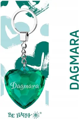 Produktbild von Schlüsselanhänger „Herz Dagmara“ – Be-Happy Gifts