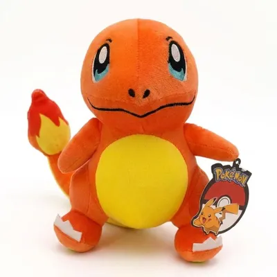 Immagine prodotto di Pokémon, peluche Glumanda, 20 cm, prodotto ufficiale con licenza