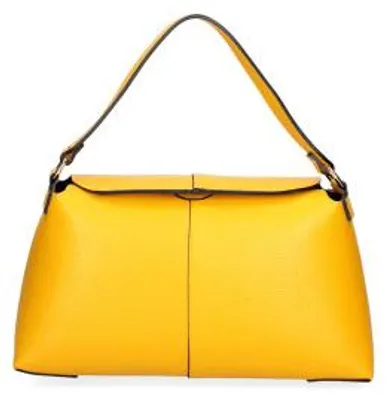 Produktbild von Roberta Rossi Damen Schultertasche Echtleder Dollaro Verstellbarer Riemen  Italy Beige UNICA 33x19x12 cm
