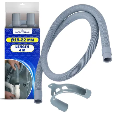 Abwasserschlauch für Geschirrspüler, universal, 4 m, Ø 19-22 mm