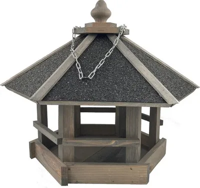 Produktbild von GARDEN SPIRIT Vogelfutterhaus hängend – Vogelhaus ausHolz 41 x 49 x 40 cm für Gartenvögel