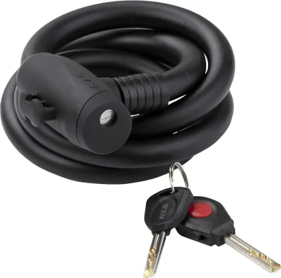 Produktbild von KLS Kabelschloss KLS Hardcoil, 150cm Fahrradschlösser in Schwarz