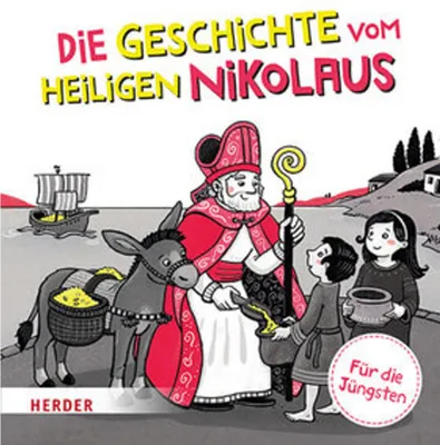 Obrázek produktu pro Die Geschichte vom heiligen Nikolaus Kontrastbuch (Pappbilderbuch)
