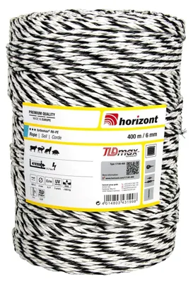 Zdjęcie produktu dla Lina bezpieczeństwa Turbomax, 6 mm x 400 m, odporna na promieniowanie UV