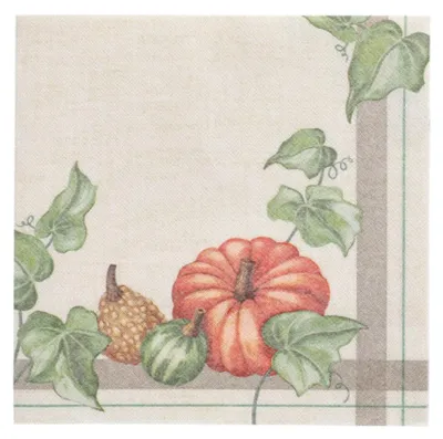 Produktbild von PAPSTAR Servietten 1/4-Falz, 40x40 cm orange, "ROYAL Collection" | Folie (50 Stück)