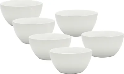 Obrázok produktu pre 1.06 Porcelánová miska na cereálie 14,5x7 cm - sada 6 kusov - farba: biela matná