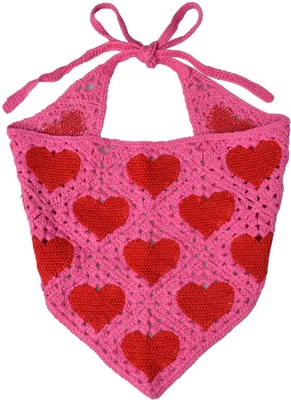 Produktbild von Juleeze JZCBA0003 Kinderbandana Rosa 55 cm