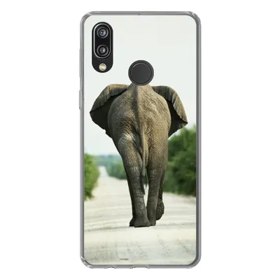 Produktbild von MuchoWow® Handyhülle Schutzhülle Hülle für Huawei P20 Lite (2020) Elefant - Kröte - Tiere - Natur Silikon Softcase Handy Hülle - Kartenhalter