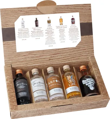 Produktbild von Marzadro Geschenkset Degustation 5 Miniaturen je 5cl.