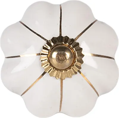 Produktbild von Clayre & Eef Türknauf Ø 4x3 cm Beige Keramik